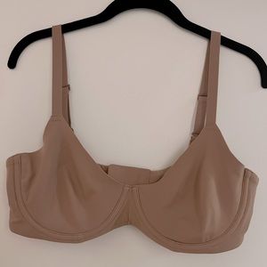SKIMS CLAY UNLINED DEMI BRA SIZE 38C